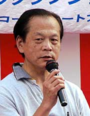 7・13水害への全国からの支援に感謝する箕輪実行委員会会長