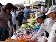 農産物の即売
