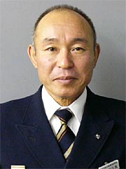 消防長消防監に昇任する小柳喜久夫本部次長兼消防署長