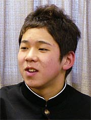 ニュージーランド遠征を楽しみにする田野君