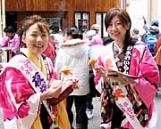 分水おいらん道中のおいらん役がPR