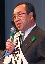 支援を求める高橋候補