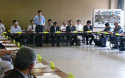 5日開かれた平成18年度三条市防災会議