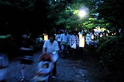 続々ともみじ谷へ向かう見物客
