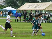 グレーのユニホームが初参加の女子だけの県央ガールズ