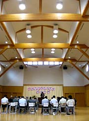 天井の高い遊戯室