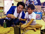 わらじ作り