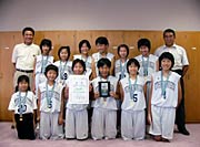女子の部優勝の燕ジュニアドラゴンズ