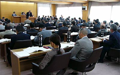 7日開会した燕市9月定例会