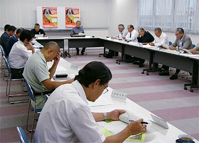 19日開かれた第19回全国削ろう会三条大会の第2回実行委員会