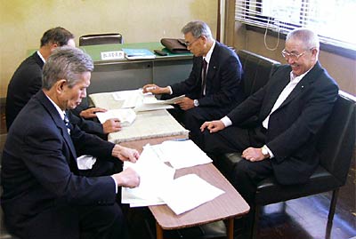 29日開かれた三条市選挙管理委員会