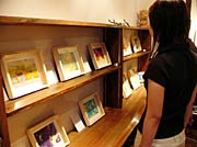 棚に並ぶこじまさんの作品