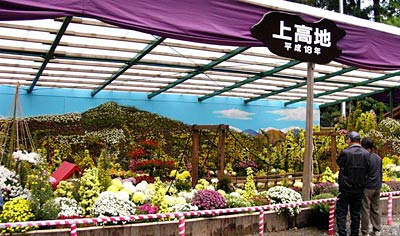 ことしの大風景花壇は「上高地」