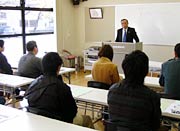 三条鍛冶道場で(株)小林金型工業所社長講話