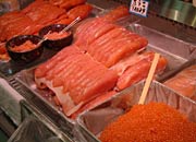 北海道の新鮮な海産物