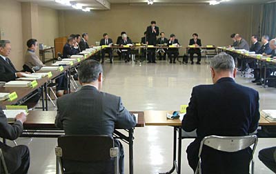 16日行われた平成18年度三条防災会議