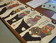 チャリティーで販売された本庄さんのポストカード
