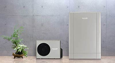 コロナが3月1日に発売するデザインにこだわった自然冷媒CO2ヒートポンプ式給湯器「デザインエコキュート」