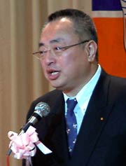 講師の(株)アルビレックス新潟の池田代表取締役会長