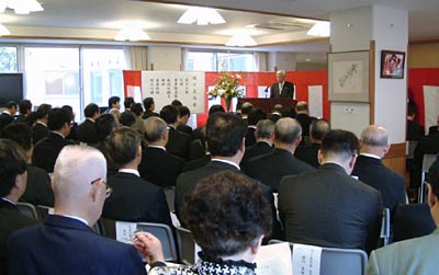 25日行われた社会福祉法人燕更生福祉会の特別養護老人ホーム「さわたりの郷」竣工式