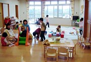 1歳児の保育室