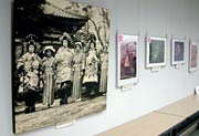戦後のおいらん道中の貴重なモノクロ写真