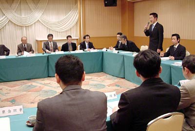 11日開かれた大名行列連絡会議