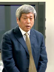 会長に就任した草野三条市医師会会長