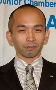 加茂JCの次年度理事長に決まった丸山信彦副理事長