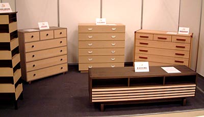 デザインコンペ入賞作品の展示