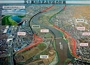 資料の五十嵐川合流点付近の計画