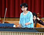 三条市出身のマリンバ奏者、本間さん