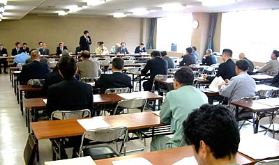 26日開かれた三条市の平成19年度除雪対策協議会