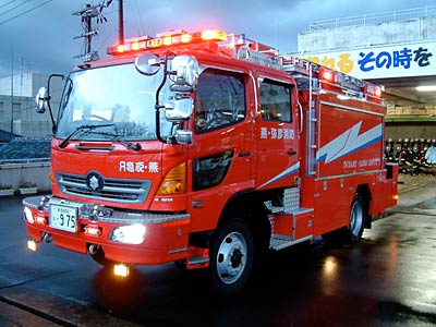 燕・弥彦消防本部が燕消防署に配備した救助工作車
