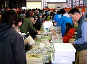 同社商品の販売コーナー