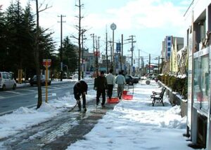 年が明けて4日はようやく晴れ間が広がる