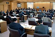 21日開かれた議員全員協議会