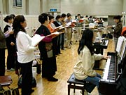コンサートを前に練習にも熱が入る