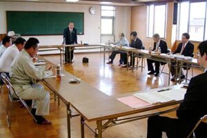 2008栄ふるさと夏まつりのことし1回目の実行委員会、三条市が求める事務局の民営化は先送り