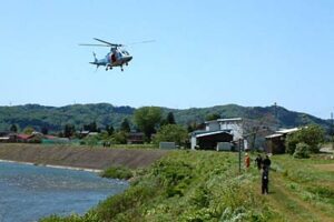 「五十嵐川に人が流された」の誤報に消防、警察、県警ヘリまで出動する騒ぎに