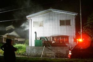 11日夜、三条市内の研磨工場で火事、研磨機1台と内壁燃える