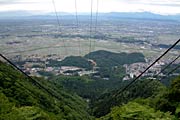  ロープウェイから見る越後平野