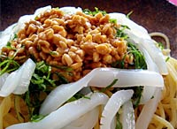 「イカ納豆スパゲティー」