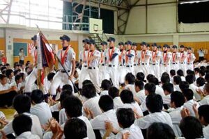 新潟県央工高で甲子園出場を決めた野球部の優勝報告会と壮行会