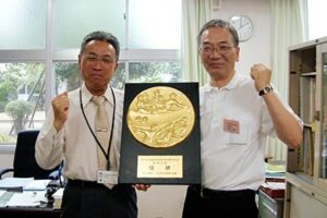 県央工高甲子園初戦の3日、同校体育館に校内応援会場を開設、市民の来場を呼びかけ