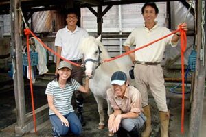 16、17日と旧三条競馬場でポニー展示や乗馬体験できる「馬に親しむ会」