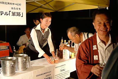 カクテル「華路」の試飲
