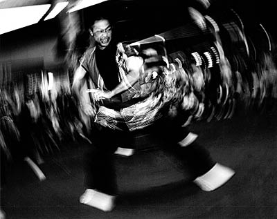 最優秀賞はの燕市・菊地柾芳さんのよさこいソーランの踊り手をモノクロで撮影した「熱演」
