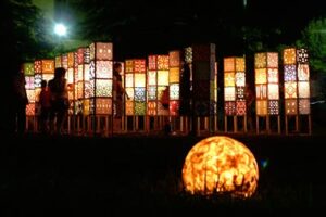 昨年の小京都を楽しむ会の幻想的なあかりの風景