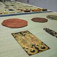 金具などの展示